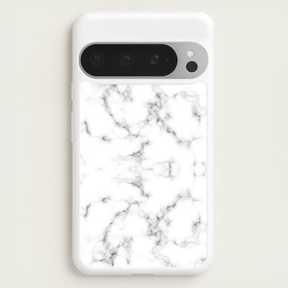 White Marbled   - Marble Phone Case for Google Pixel 9 Pro XL