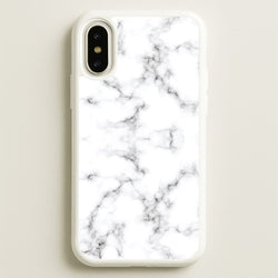 White Marbled   - Marble Phone Case for iPhone X / XS