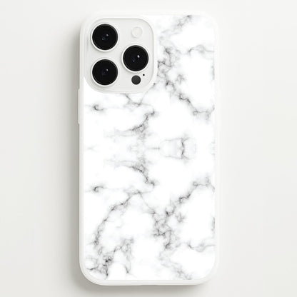 White Marbled   - Marble Phone Case for iPhone 13 Pro Max
