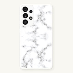 White Marbled   - Marble Phone Case for Galaxy A33