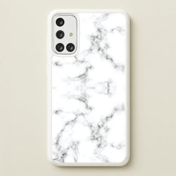 White Marbled   - Marble Phone Case for Galaxy A71