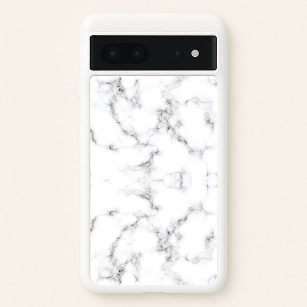 White Marbled   - Marble Phone Case for Google Pixel 7