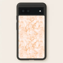 Rose Gold Marble  - Marble Phone Case for Google Pixel 7a