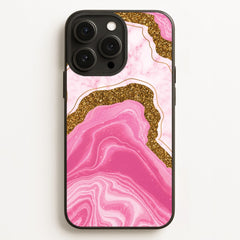 Marble Rock Veins And Glitter Phone Case