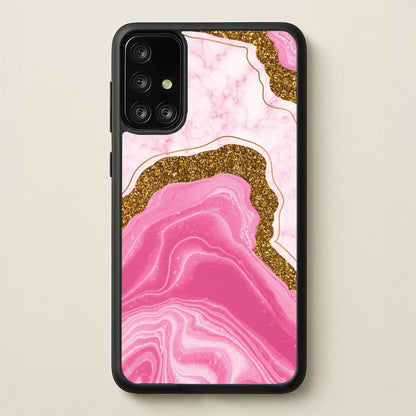 Marble Rock Veins And Glitter  - Marble Phone Case for Galaxy A71