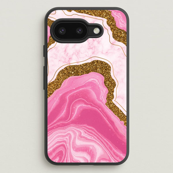 Marble Rock Veins And Glitter  - Marble Phone Case for Google Pixel 9a