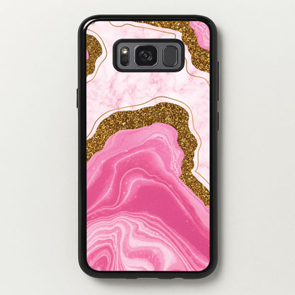 Marble Rock Veins And Glitter  - Marble Phone Case for Galaxy S8