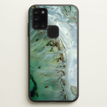 Emerald Marble   - Marble Phone Case for Galaxy A21s