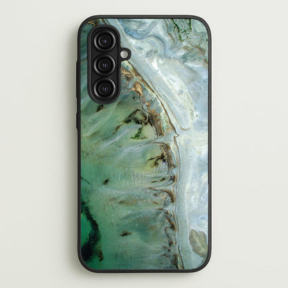 Emerald Marble   - Marble Phone Case for Galaxy A16