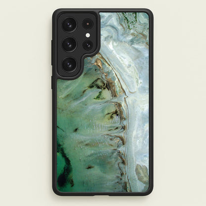 Emerald Marble   - Marble Phone Case for Galaxy S22 Ultra