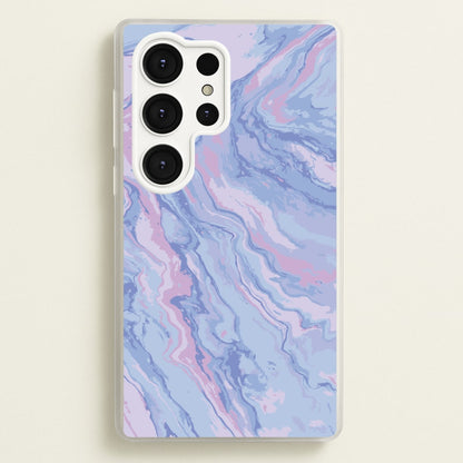 Purple Cloudy Marble  - Marble Phone Case for Galaxy S25 Ultra