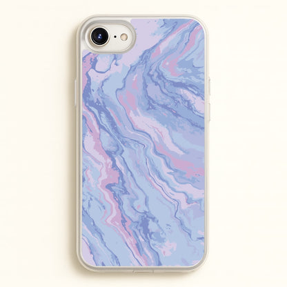 Purple Cloudy Marble  - Marble Phone Case for iPhone 6 / 7 / 8 / SE