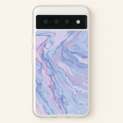 Purple Cloudy Marble  - Marble Phone Case for Google Pixel 7 Pro