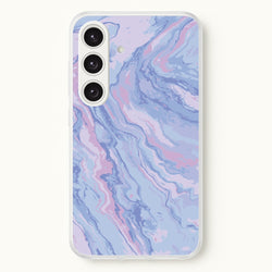 Purple Cloudy Marble  - Marble Phone Case for Galaxy S25