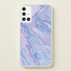 Purple Cloudy Marble  - Marble Phone Case for Galaxy A71