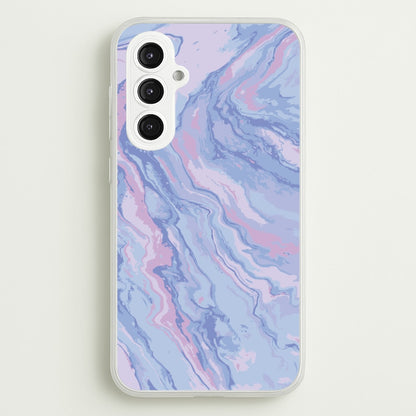 Purple Cloudy Marble  - Marble Phone Case for Galaxy S23FE