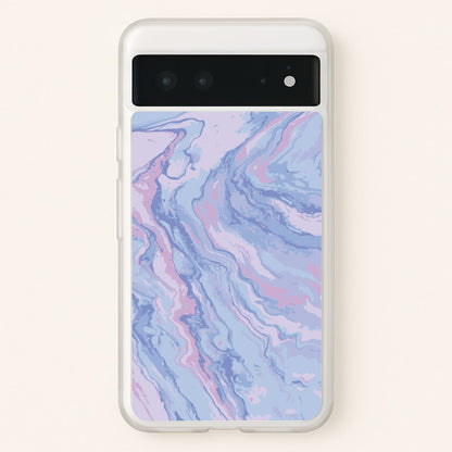 Purple Cloudy Marble  - Marble Phone Case for Google Pixel 6
