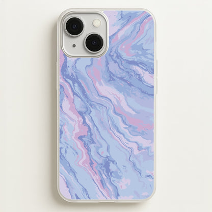 Purple Cloudy Marble  - Marble Phone Case for iPhone 13 Mini