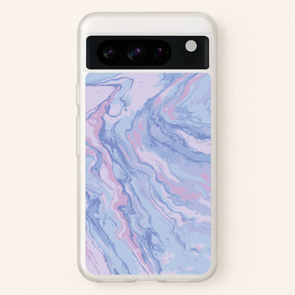 Purple Cloudy Marble  - Marble Phone Case for Google Pixel 8 Pro