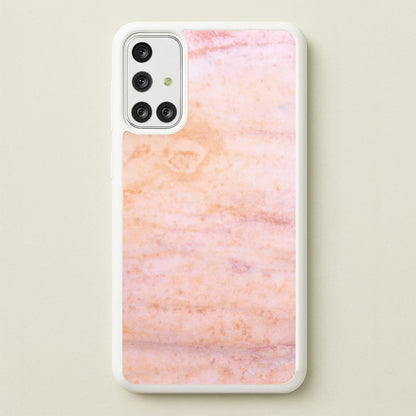Ombre Rose Gold Marble  - Marble Phone Case for Galaxy A71