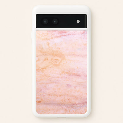 Ombre Rose Gold Marble  - Marble Phone Case for Google Pixel 6a