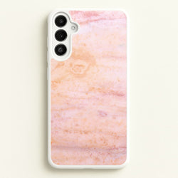 Ombre Rose Gold Marble  - Marble Phone Case for Galaxy A34