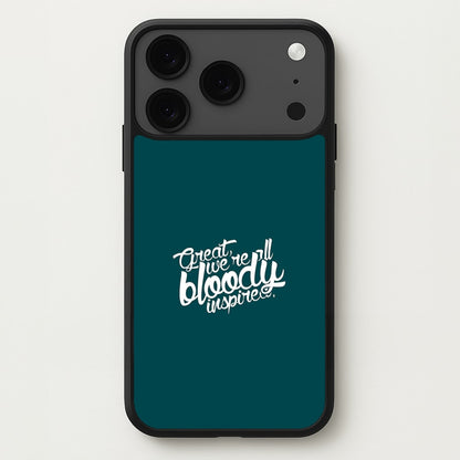 Great, We're All Bloody Inspired - Maze Phone Case for iPhone 17 Pro