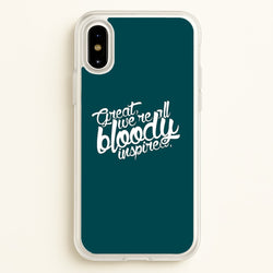 Great, We're All Bloody Inspired - Maze  - Maze Runner Phone Case for iPhone X / XS