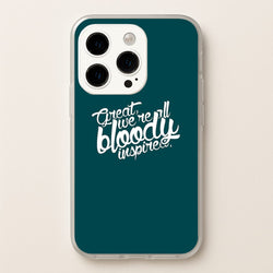 Great, We're All Bloody Inspired - Maze  - Maze Runner Phone Case for iPhone 15 Pro Max