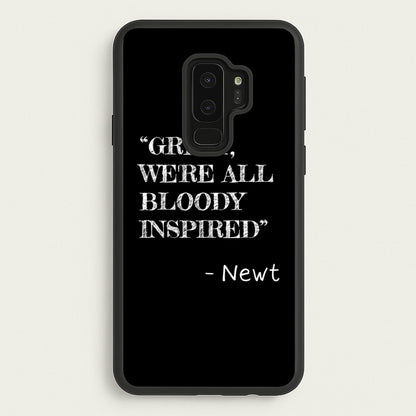 Great, We're All Bloody Inspired - Newt  - Maze Runner Phone Case for Galaxy S9 Plus