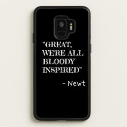 Great, We're All Bloody Inspired - Newt  - Maze Runner Phone Case for Galaxy S9