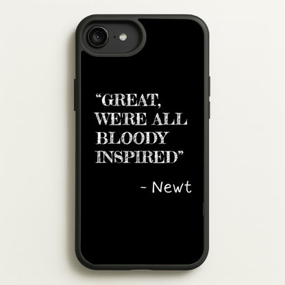 Great, We're All Bloody Inspired - Newt  - Maze Runner Phone Case for iPhone 6 Plus / 7 Plus / 8 Plus