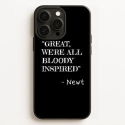Great, We're All Bloody Inspired - Newt  - Maze Runner Phone Case for iPhone 12 Pro Max