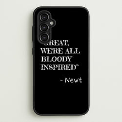 Great, We're All Bloody Inspired - Newt  - Maze Runner Phone Case for Galaxy A14