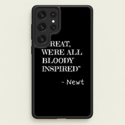 Great, We're All Bloody Inspired - Newt  - Maze Runner Phone Case for Galaxy S23 Ultra