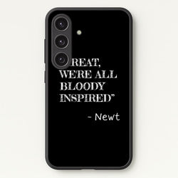 Great, We're All Bloody Inspired - Newt  - Maze Runner Phone Case for Galaxy S25 Plus