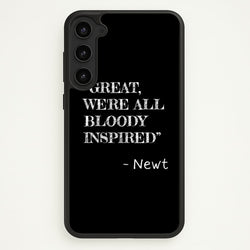 Great, We're All Bloody Inspired - Newt  - Maze Runner Phone Case for Galaxy S23