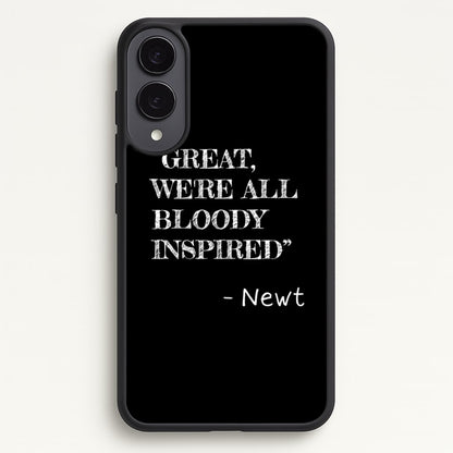 Great, We're All Bloody Inspired - Newt  - Maze Runner Phone Case for Galaxy S25 Edge