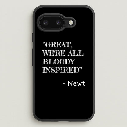 Great, We're All Bloody Inspired - Newt  - Maze Runner Phone Case for Google Pixel 9a