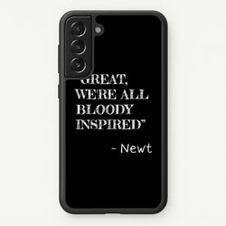 Great, We're All Bloody Inspired - Newt  - Maze Runner Phone Case for Galaxy S21 Plus