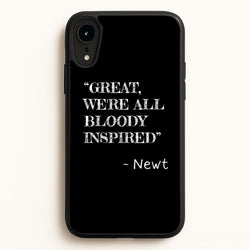 Great, We're All Bloody Inspired - Newt  - Maze Runner Phone Case for iPhone XR