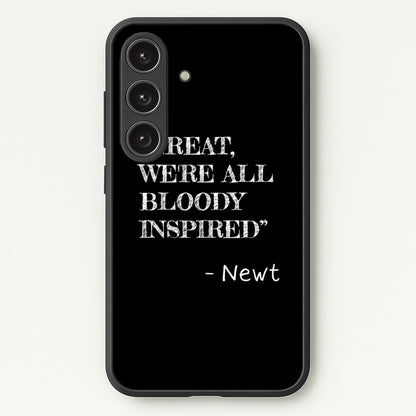 Great, We're All Bloody Inspired - Newt  - Maze Runner Phone Case for Galaxy S25