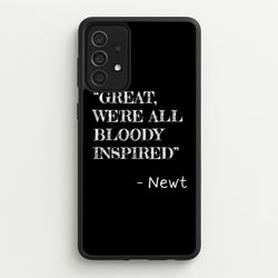 Great, We're All Bloody Inspired - Newt  - Maze Runner Phone Case for Galaxy A52 / A52s