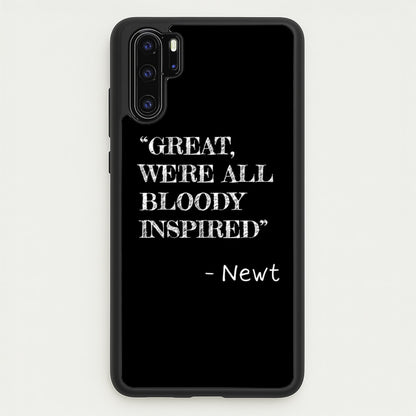Great, We're All Bloody Inspired - Newt  - Maze Runner Phone Case for Huawei P30 Pro