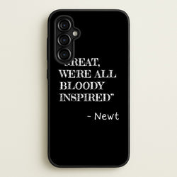 Great, We're All Bloody Inspired - Newt  - Maze Runner Phone Case for Galaxy A54