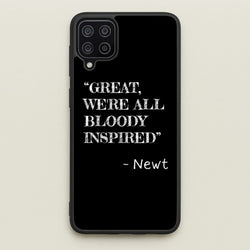 Great, We're All Bloody Inspired - Newt  - Maze Runner Phone Case for Galaxy A12