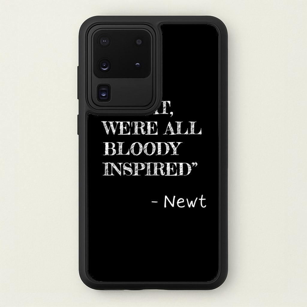 Great, We're All Bloody Inspired - Newt  - Maze Runner Phone Case for Galaxy S20 Ultra