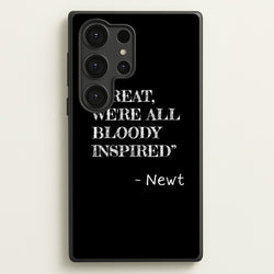 Great, We're All Bloody Inspired - Newt  - Maze Runner Phone Case for Galaxy S25 Ultra