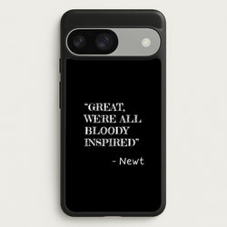 Great, We're All Bloody Inspired - Newt  - Maze Runner Phone Case for Google Pixel 9 / 9 Pro