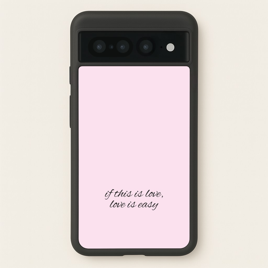 If This Is Love, Love Is Easy - McBand  - McFly Phone Case for Google Pixel 7 Pro